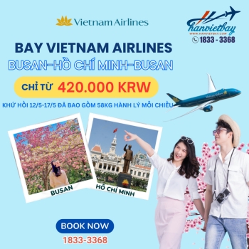 ĐẶT VÉ LIỀN TAY, BAY NGAY VỚI VIETNAM AIRLINE !
