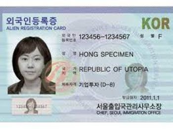 Những thông tin mới nhất về thẻ cư trú cho người nước ngoài ở Hàn Quốc