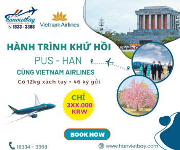 Giá vé lý tưởng cho các chạy bay quốc tế cùng VietNam Airlines