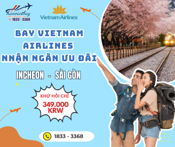 Giá vé Máy bay hãng VIETNAMAIRLINES hiện đang ƯU ĐÃI LỚN!