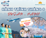 VietNam airlines tung deal giá vé khứ hồi tháng 8 ( Busan - HaNoi )